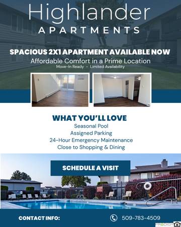 Kennewick Bed Bath Ready To View Now - Room for Rent