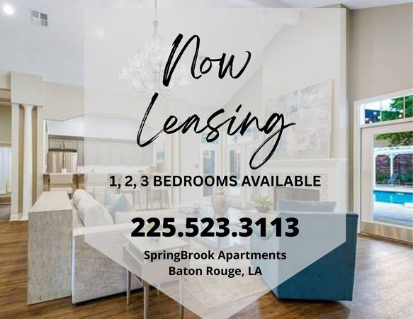 Baton Rouge Springbrook Apartment Homes - Room for Rent