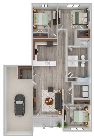Lomira Balcony Patio Attached Garage - Room for Rent