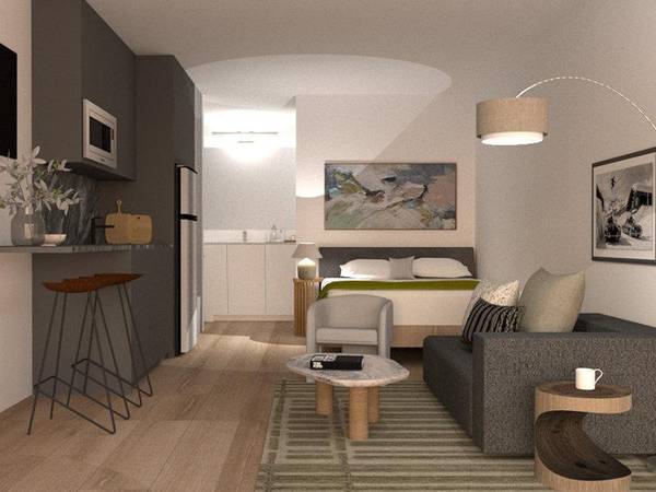 Hermitage Custom Gray Cabinetry Air - Room for Rent