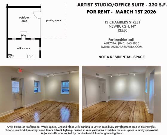 Newburgh Artist Studio Office Suite Sf - Room for Rent